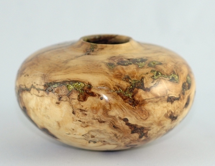 Maple burl hollow form